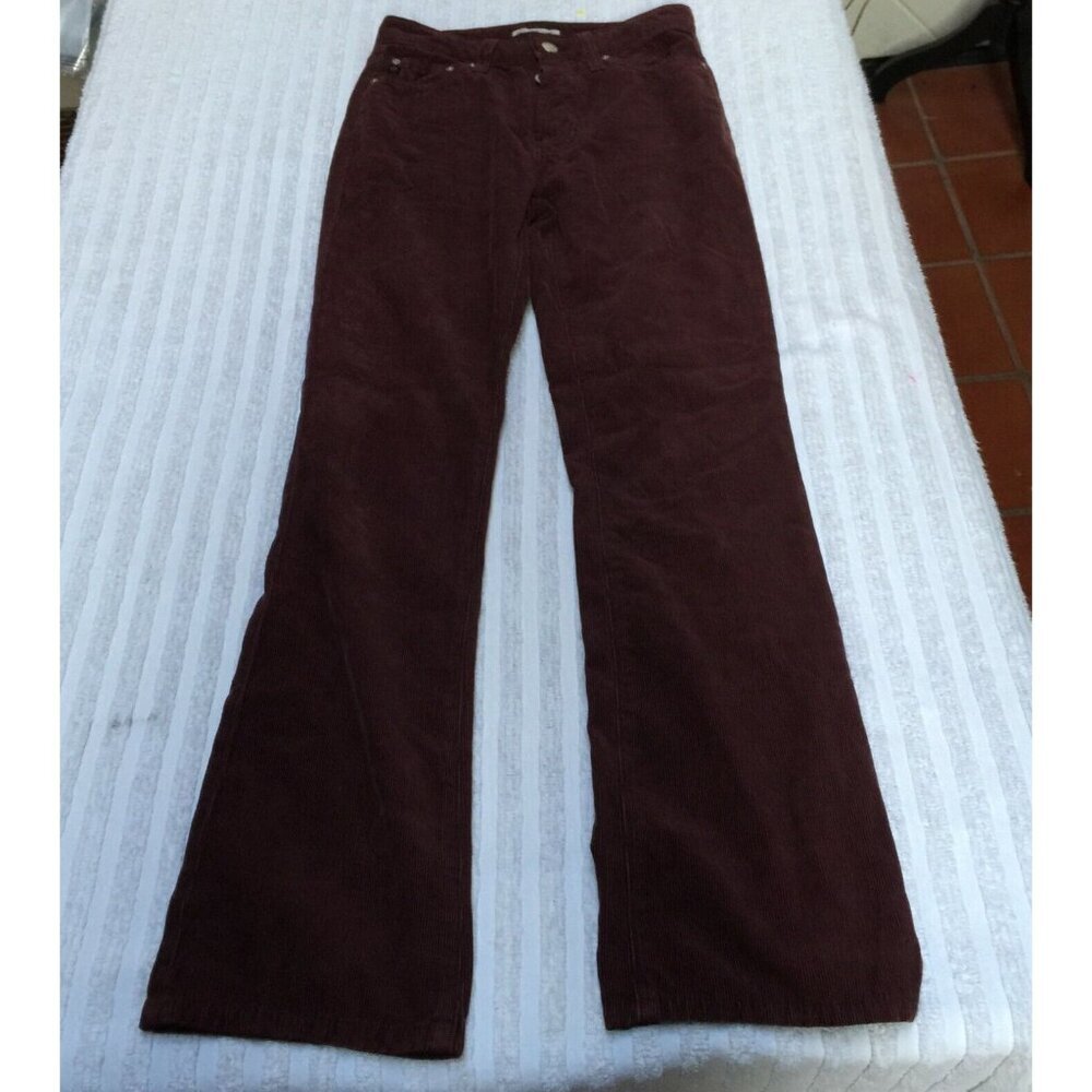 Alexa Chung For AG Womens Size 24R Mid-Rise Jeans Fly-Zip Pima Cotton Brown